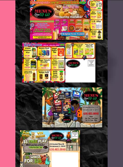 Menu's To Go - 2