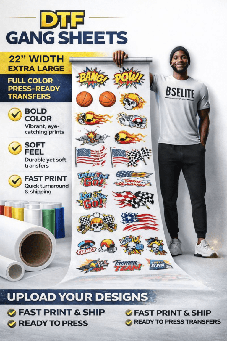 BSElite Custom Prints & Scrubs LLC — DTF Printing, Embroidery in Lansing