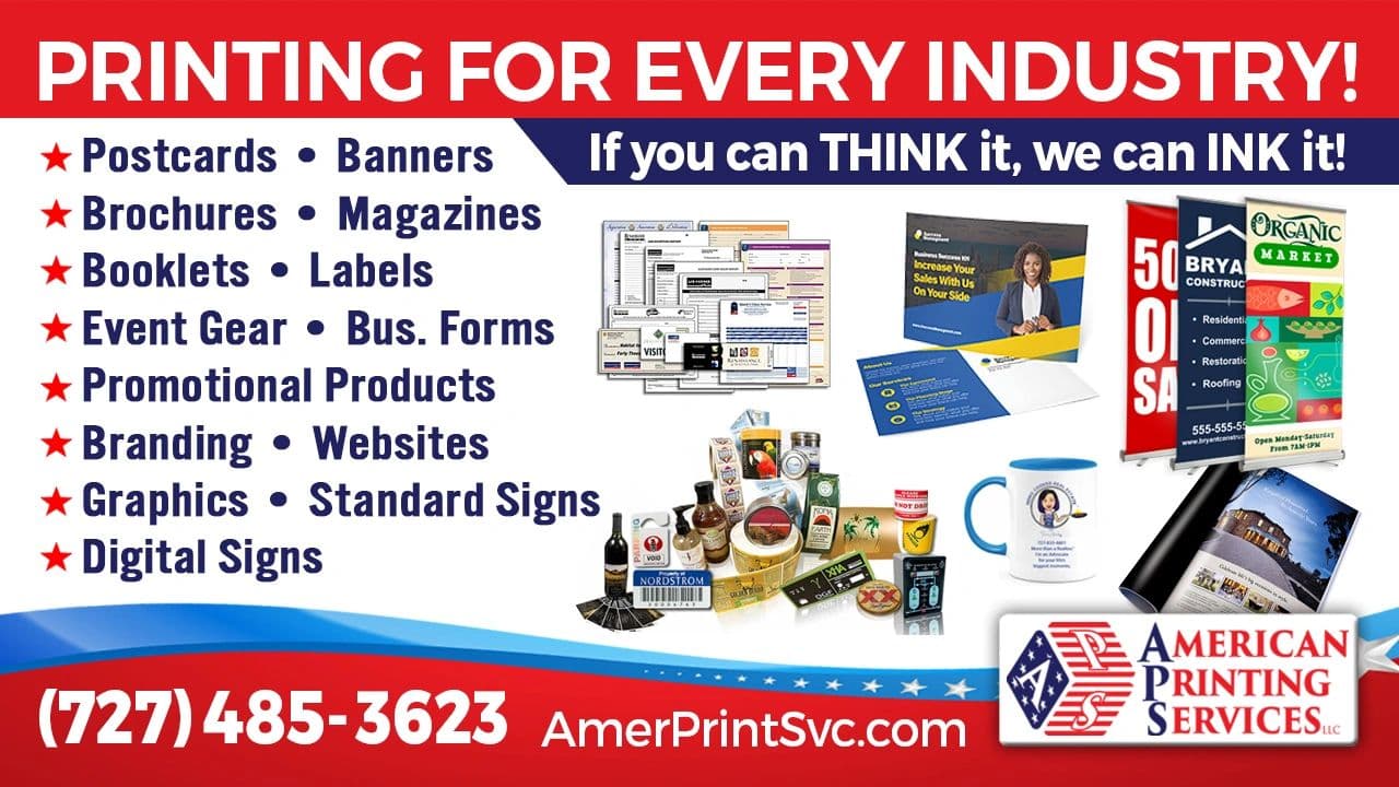 American Printing Services, LLC — Custom Apparel, Promotional Products in New Port Richey
